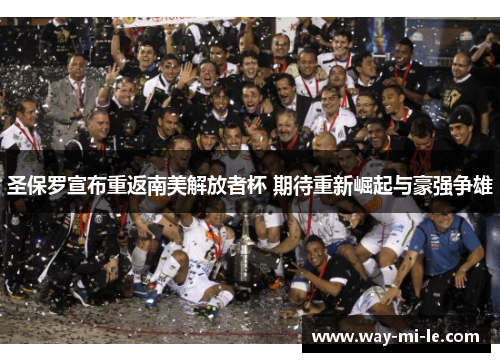 圣保罗宣布重返南美解放者杯 期待重新崛起与豪强争雄